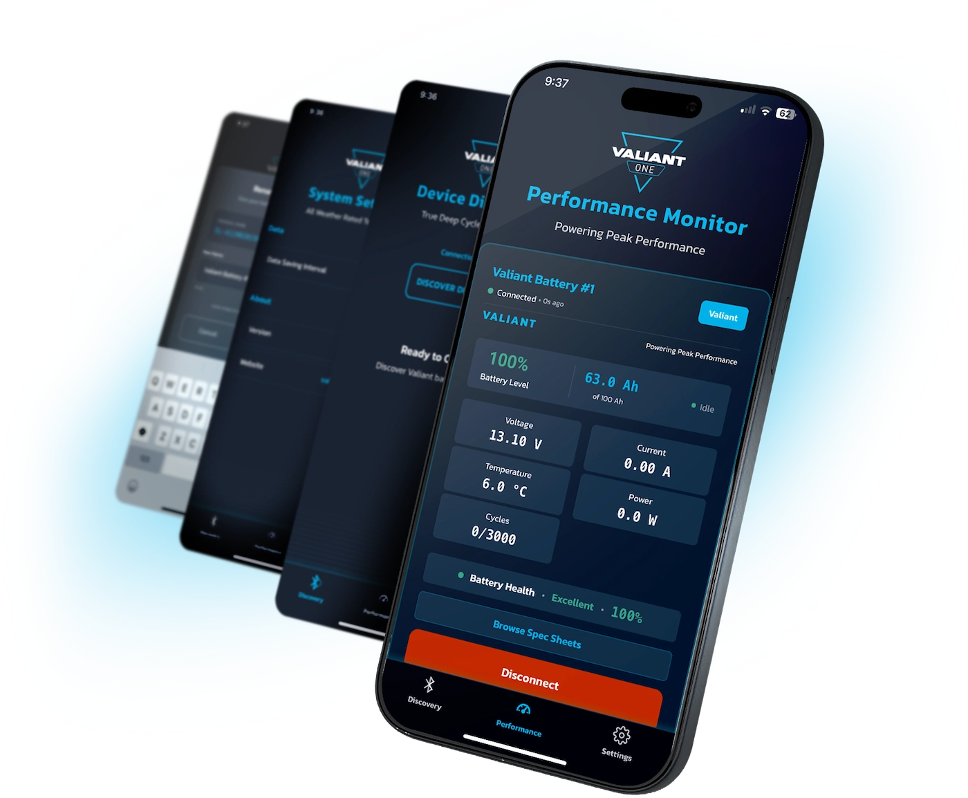 Valiant One app on smartphones